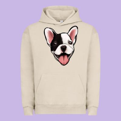 French Bulldog Urban Hoodie Designed By Jasminsmagicworld