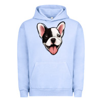 Pigment Grape Ice French Bulldog Urban Hoodie - Jasminsmagicworld