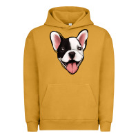 Pigment Peanut Butter French Bulldog Urban Hoodie - Jasminsmagicworld