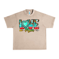French Oak Love Mom Urban Heavy Tee - CowhideDigitalArt