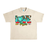 Sandshell Love Mom Urban Heavy Tee - CowhideDigitalArt