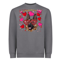 Storm valentine's german shepherd Heavyweight Sweatshirt - RanaPortraitStore