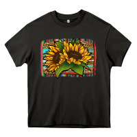 Asphalt sunflower serape leopard background Heavy Core Tee - Jasminsmagicworld