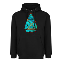 Black turquoise arrowhead Heavyweight Hoodie - Jasminsmagicworld