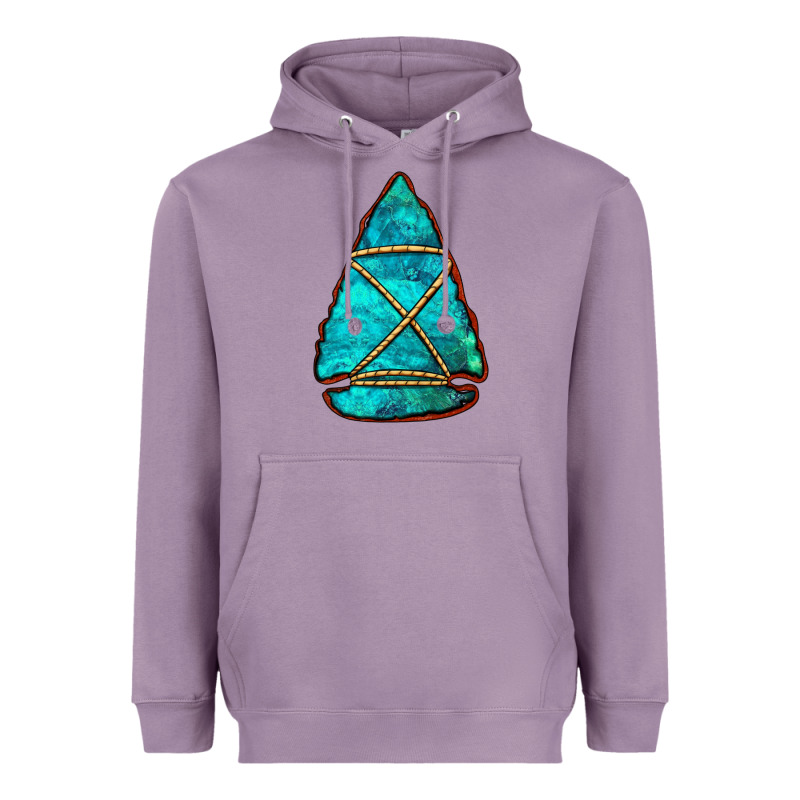 Turquoise Arrowhead Heavyweight Hoodie by Jasminsmagicworld | Teevron