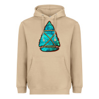Mushroom turquoise arrowhead Heavyweight Hoodie - Jasminsmagicworld