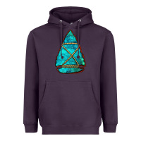 Plum turquoise arrowhead Heavyweight Hoodie - Jasminsmagicworld