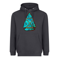 Smoke turquoise arrowhead Heavyweight Hoodie - Jasminsmagicworld