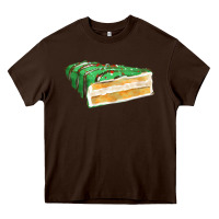 Chocolate Brown green christmas cake fa element 1 Heavy Core Tee - FaDigitalArtStudio