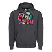 Smoke rn registered nurse hearts Zipper Hoodie - Jasminsmagicworld