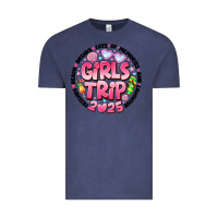 Vintage Denim Grils Trip 2025 Vintage Tee - CowhideDigitalArt