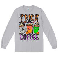 Moon Dust trick or coffee Long Sleeve Tee - CowhideDigitalArt