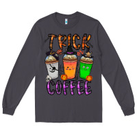 Smoke trick or coffee Long Sleeve Tee - CowhideDigitalArt