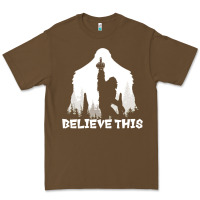 Cacao bigfoot t  shirt believe this t  shirt Premium Tee - linhVisuals