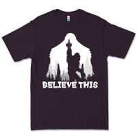 Plum bigfoot t  shirt believe this t  shirt Premium Tee - linhVisuals