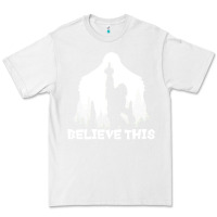 White bigfoot t  shirt believe this t  shirt Premium Tee - linhVisuals