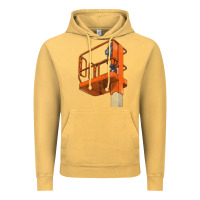 Vintage Mustard Single Man Lift Vintage Hoodie - LillyAllenDesigns