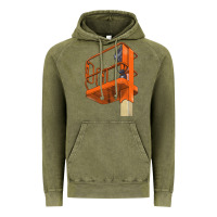 Vintage Olive Single Man Lift Vintage Hoodie - LillyAllenDesigns