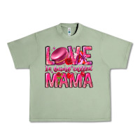 Oil Green Love is Being Called Mama Urban Heavy Tee - CowhideDigitalArt