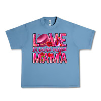 Pebble Blue Love is Being Called Mama Urban Heavy Tee - CowhideDigitalArt