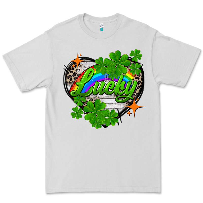 Lucky Heart St. Patricks Day Premium Tee by FaDigitalArtStudio | Teevron