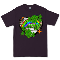 Plum lucky heart St. Patricks Day Premium Tee - FaDigitalArtStudio