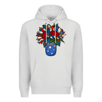 Dove Grey Patriotic Sunflower in a Jar Premium Hoodie - Jasminsmagicworld
