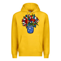 Lemon Patriotic Sunflower in a Jar Premium Hoodie - Jasminsmagicworld