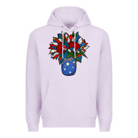 Lilac Patriotic Sunflower in a Jar Premium Hoodie - Jasminsmagicworld