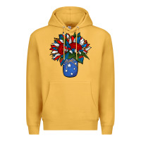 Mustard Patriotic Sunflower in a Jar Premium Hoodie - Jasminsmagicworld