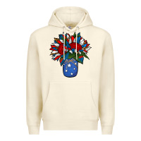 Sandshell Patriotic Sunflower in a Jar Premium Hoodie - Jasminsmagicworld