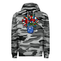 Slate Camo Patriotic Sunflower in a Jar Premium Hoodie - Jasminsmagicworld
