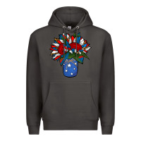 Smoke Patriotic Sunflower in a Jar Premium Hoodie - Jasminsmagicworld