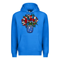 True Royal Patriotic Sunflower in a Jar Premium Hoodie - Jasminsmagicworld