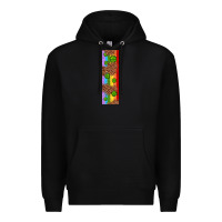 Black St. Patrick's Day Western Shamrock Leopard Rainbow Premium Hoodie - Artiststas
