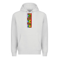 Dove Grey St. Patrick's Day Western Shamrock Leopard Rainbow Premium Hoodie - Artiststas
