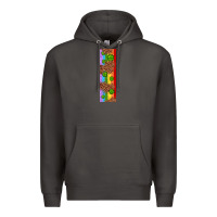 Smoke St. Patrick's Day Western Shamrock Leopard Rainbow Premium Hoodie - Artiststas