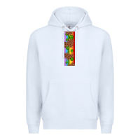 White St. Patrick's Day Western Shamrock Leopard Rainbow Premium Hoodie - Artiststas