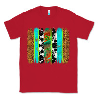Red western brushstrokes Classic Tee - OliviaCreatesArt
