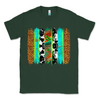 Sports Green western brushstrokes Classic Tee - OliviaCreatesArt