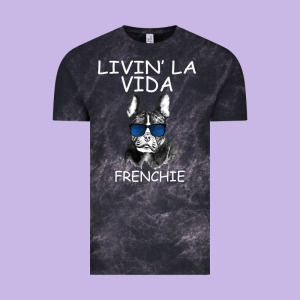 Livin' La Vida Frenchie Vintage Tee Designed By Bettercallsaul
