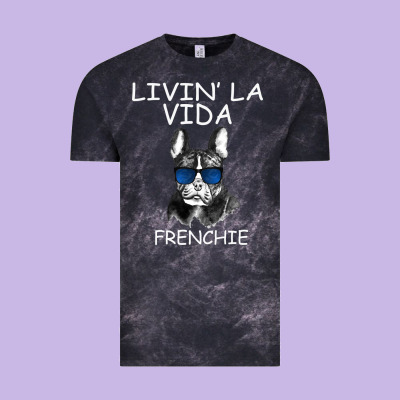 Livin' La Vida Frenchie Vintage Tee Designed By Bettercallsaul