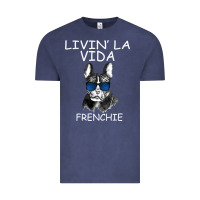 Vintage Denim Livin' la vida Frenchie Vintage Tee - Bettercallsaul