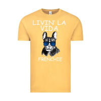 Vintage Mustard Livin' la vida Frenchie Vintage Tee - Bettercallsaul