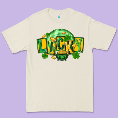 St. Patrick's Day Lucky Premium Tee Designed By Fadigitalartstudio