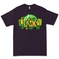 Plum St. Patrick's Day lucky Premium Tee - FaDigitalArtStudio