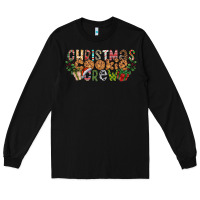 Black christmas cookie crew Long Sleeve Tee - CowhideDigitalArt