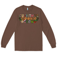 Chestnut christmas cookie crew Long Sleeve Tee - CowhideDigitalArt