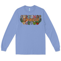 Colony Blue christmas cookie crew Long Sleeve Tee - CowhideDigitalArt