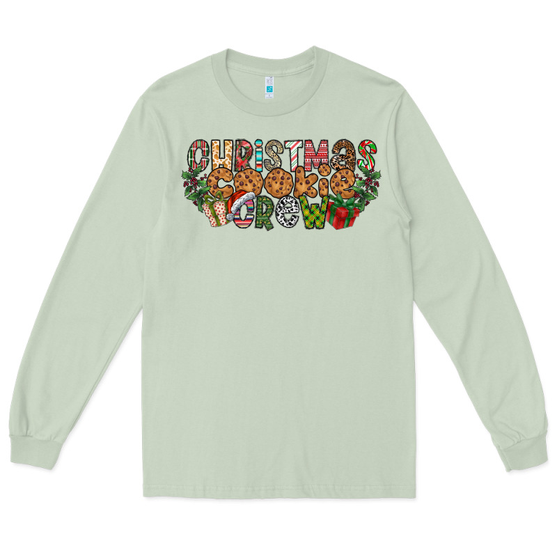 Christmas Cookie Crew Long Sleeve Tee by CowhideDigitalArt | Teevron